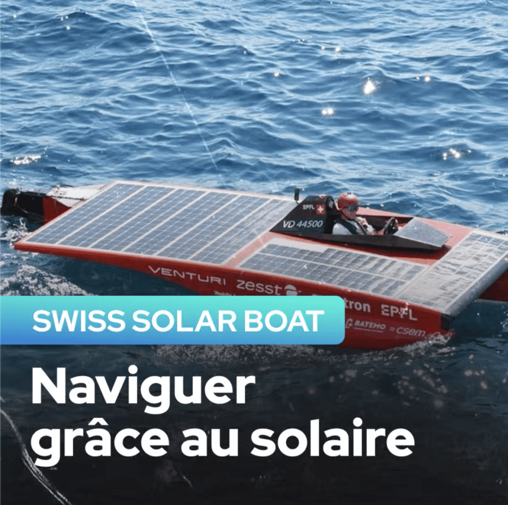 Swiss Solar Boat, le bateau solaire